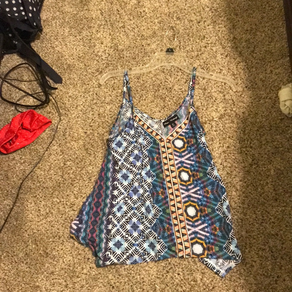 Fun multi colored tank top